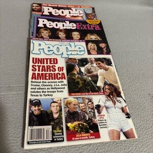 Vintage People Magazine Bundle 1997 and 2001 issues